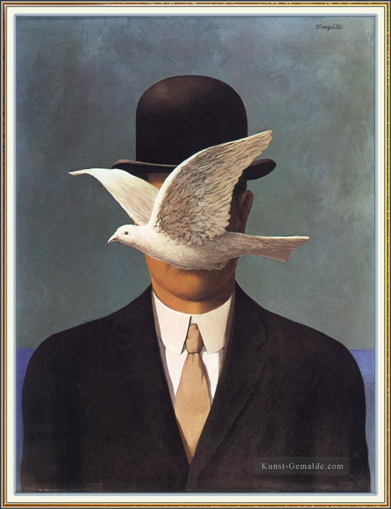Mann in einer Melone 1964 René Magritte Ölgemälde